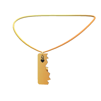 Gold Bestie Card Necklace (3.0)