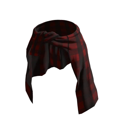 Tied Jacket Plaid Red