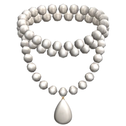 Y2K Gyaru Elegant Layered Pearls w/ Opal