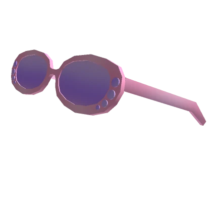 Pink Plastic Sunglasses