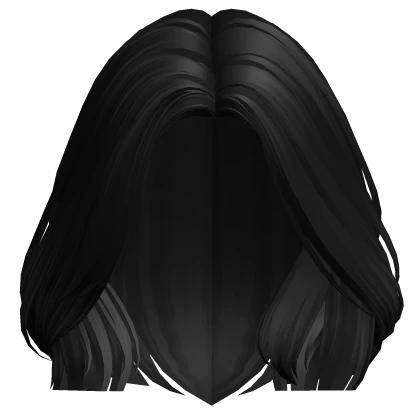 Short Soft Layered Cute Bob Hair (Black)