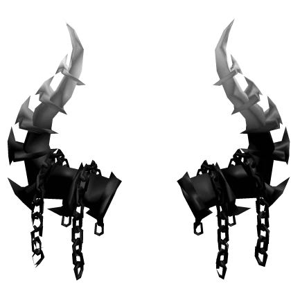 white black horns
