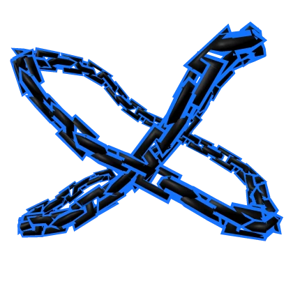 Cartoony Blue Body Chains