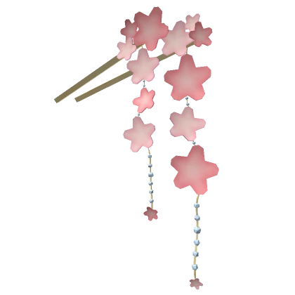 Blush Blossom Crystal Hairpin