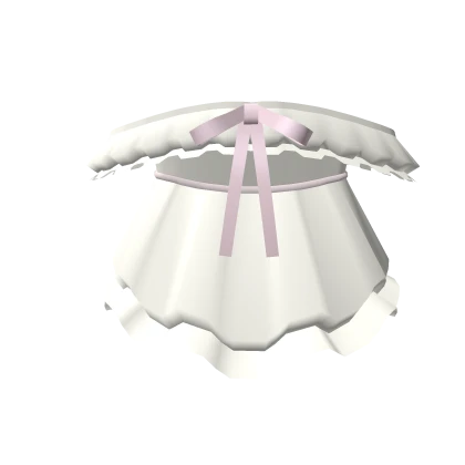 🎀3.0 White Pajama Dress with Ribbons