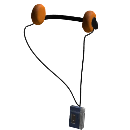 Retro Blockman Music Player w/ Headphones