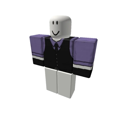 Lilac Suit w/ Black Vest [+]