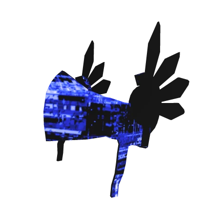Blue Animated Glitch Valkyrie