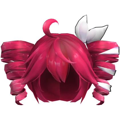 Teto Drills Twintails Hair Anime - Pink Low SynthV