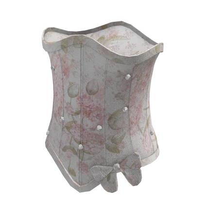 White Lotus Garden Corset