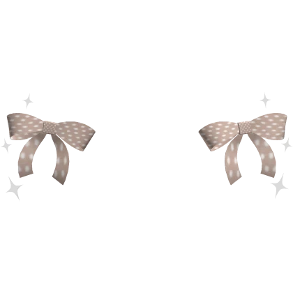 ♡ : fawn sparkle front bows