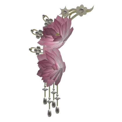 Floral Hairpin (Pink)