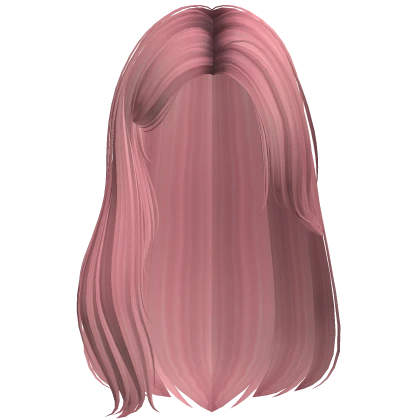Long Soft Graceful Shy Girl Hair (Dark Pink)