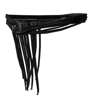 Black Dune Wasteland Rope Belt