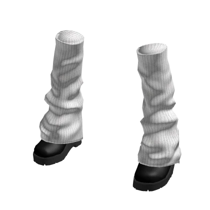 Leg warmer boots_SH451_white valentines