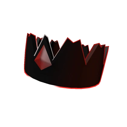 Red Diamond Tilted Crown