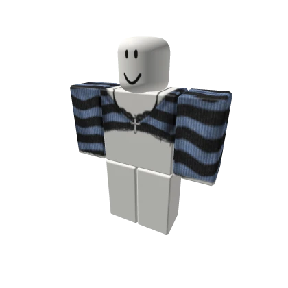 cute blue emo y2k sweater