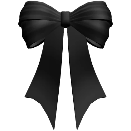 Black Hair Bow