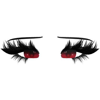 ♡ serene lashes (red)