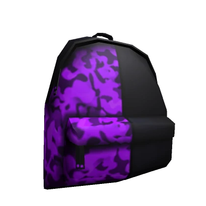 Purple Half Camo Backpack