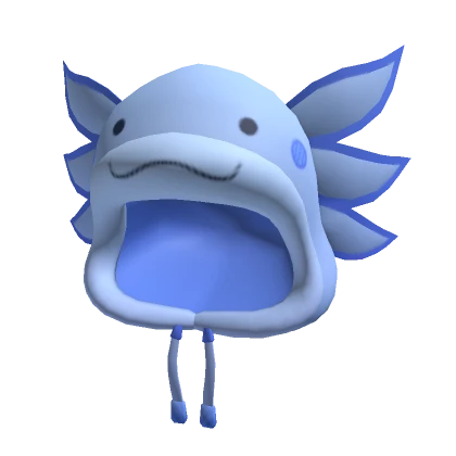 Plush Blue Axolotl Hoodie