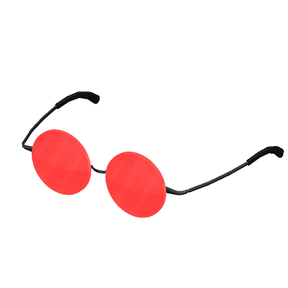 Red Round Neon Shades