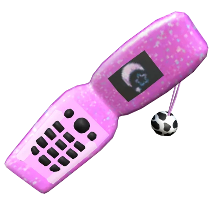 Y2K Pink Sparkly Phone