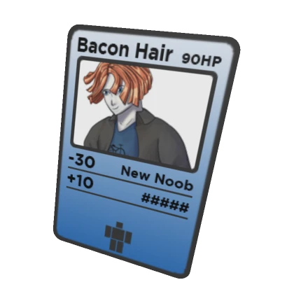 Bacon Hair Trading Card