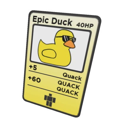 Epic Duck Trading Card