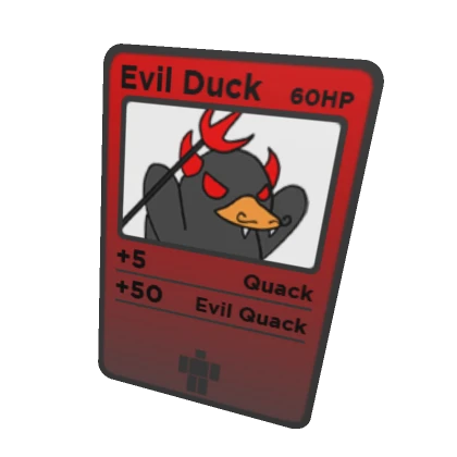 Evil Duck Trading Card