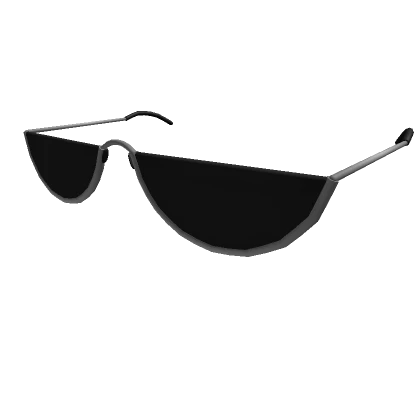 Semi-circle Sunglasses (Silver)