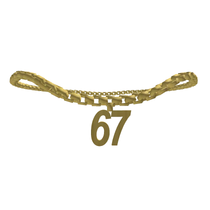 67 Chain Necklace Gold