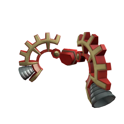 Steampunk Gear Jetpack (Red & Gold)