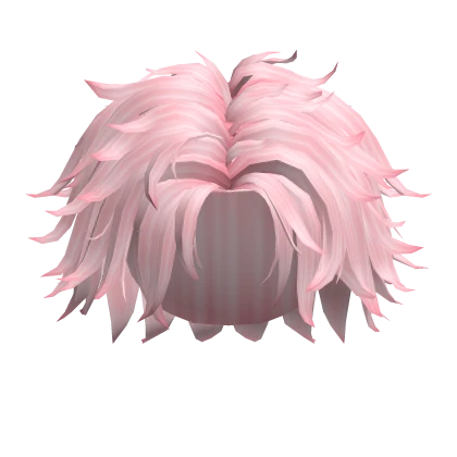 Fluffy Stylish Emo Boy Hair (Pink)