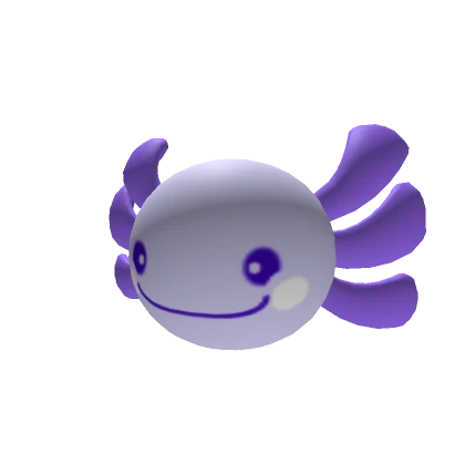 Purple Axolotl Head