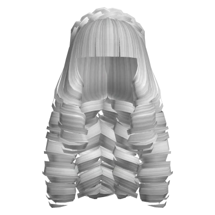 Curly Dolly Locks in White