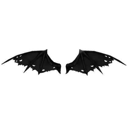 Black Shinigami wings