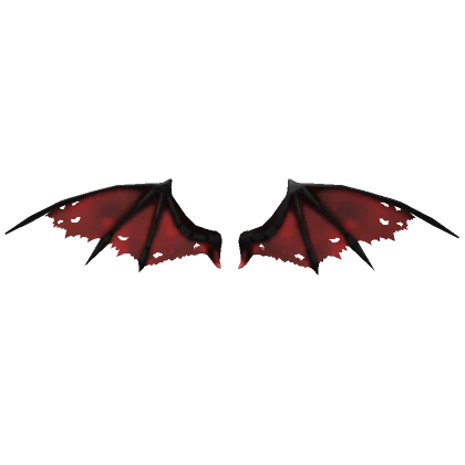 Red shinigami wings