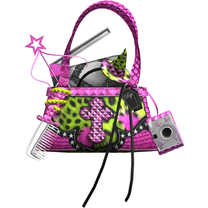 McBling Scene Y2K Chunky Rhinestone Purse 