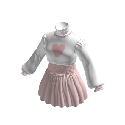 Pink Cute Heart Dress