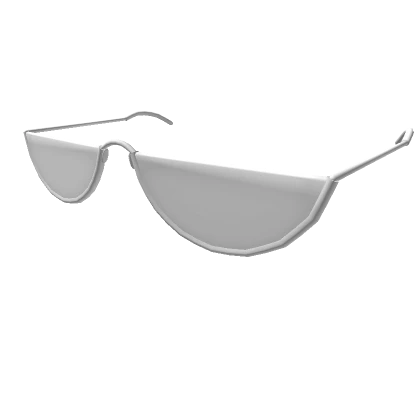 Semi-circle Sunglasses (White)