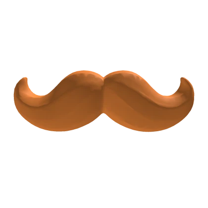 Orange Gentleman Moustache