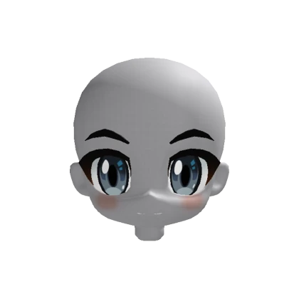 Chibi Head with Grey Eyes - fully animated!