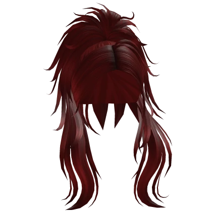 [PBR] Y2K Long Wavy Messy Ponytail