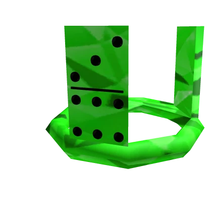 Green Sparkle Time Domino Crown