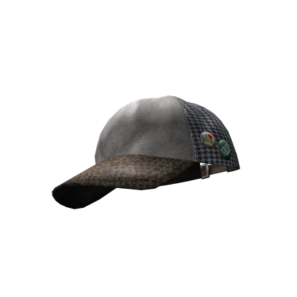 Vintage Mismatch Pin Hat