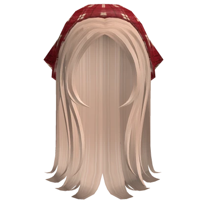 Summer Hair Plaid Bandana Blonde
