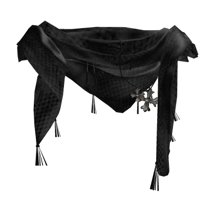 Wrapped Keffiyeh Scarf w chrome 3.0
