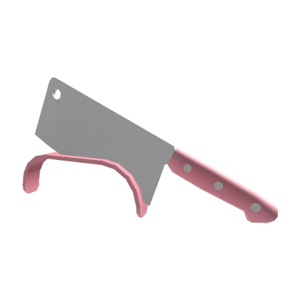 Pink Cleaver Headband Prop