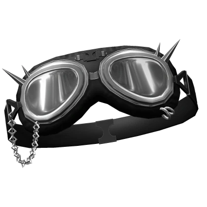 Black Tilted Punk Goggles